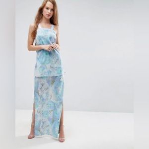 ASOS NWT 2 piece maxi dress
